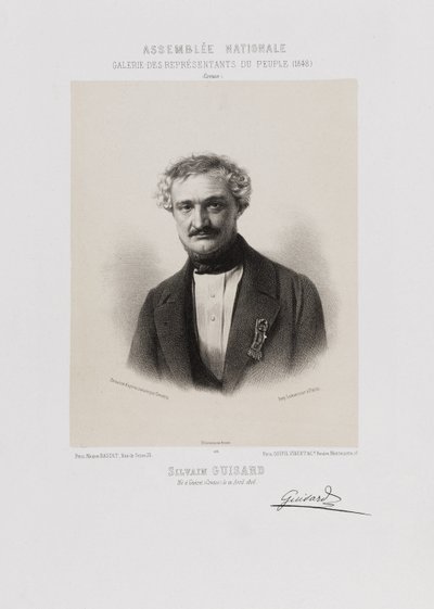 Assemblée nationale, Galerie der Volksvertreter - Sylvain Guizard (Creuse) von Achille Devéria