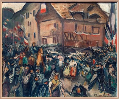 Der Einzug der französischen Truppen in Straßburg, 22. November 1918 von Achille Emile Othon Friesz
