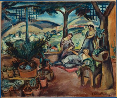 Frauen auf der Terrasse von Achille Emile Othon Friesz