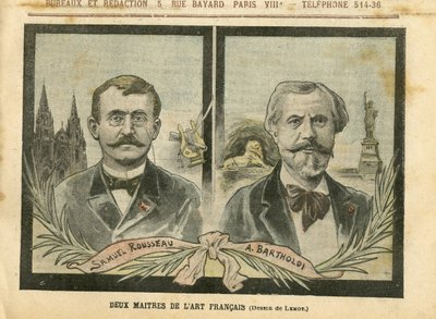 Illustration von Achille Lemot (1846-1909) in Le Pelerin von Achille Lemot