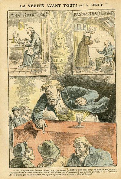 Illustration von Achille Lemot (1846-1909) in Le Pelerin von Achille Lemot