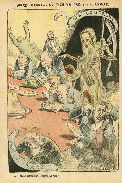 Illustration von Achille Lemot (1846-1909) in Le Pelerin von Achille Lemot