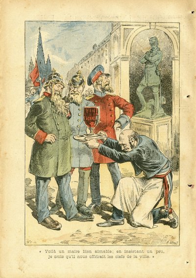 Illustration von Achille Lemot (1846-1909) in Le Pèlerin von Achille Lemot