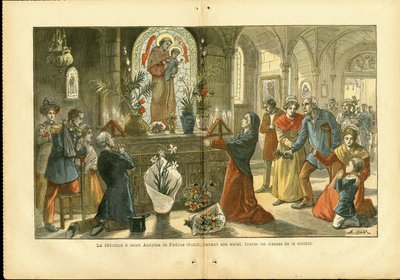 Illustration von Achille Lemot (1846-1909) in Le Pelerin von Achille Lemot