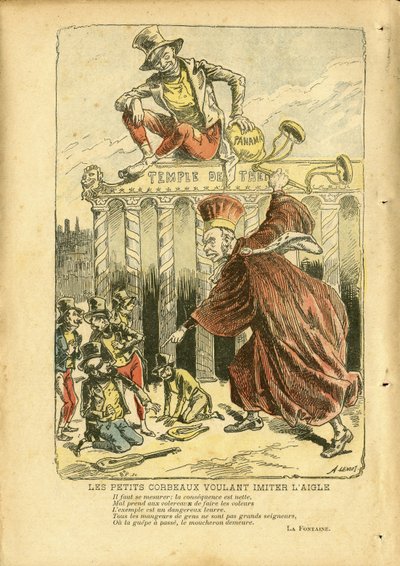 Illustration von Achille Lemot (1846-1909) in Le Pèlerin von Achille Lemot
