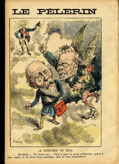 Illustration von Achille Lemot (1846-1909) in Le Pelerin von Achille Lemot