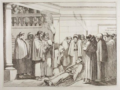 Der letzte Abschied von einem Gläubigen von Achille Pinelli