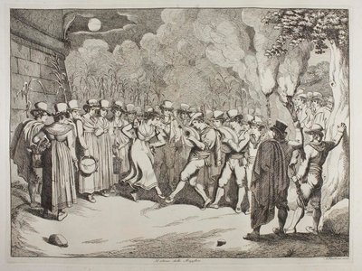 Die Rückkehr des Morra-Spielers von Achille Pinelli