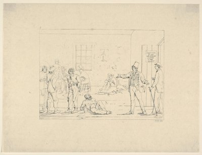 Kauf eines Ersatzmannes im Norden während des Krieges aus Confederate War Etchings von Adalbert John Volck
