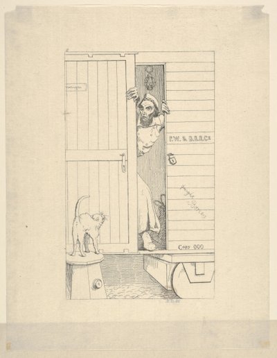 Durchgang durch Baltimore aus Confederate War Etchings, 1861-63 von Adalbert John Volck