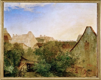 Blick über Wiener Vorstadthäuser von Adalbert Stifter