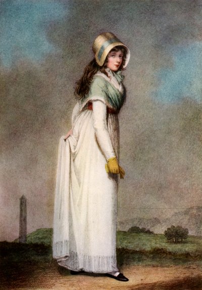 Porträt eines irischen Mädchens, spätes 18. - frühes 19. Jahrhundert, 1910 von Adam Buck