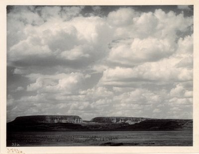Um Zuni herum, von Nordosten des Pueblo "99" von Adam Clark Vroman