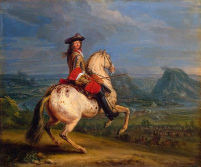 Ludwig XIV. bei der Einnahme von Besançon, 1674 von Adam Frans Meulen van der