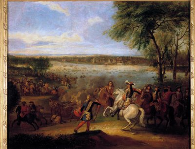 Der Rheinübergang von Ludwig XIV. vor Tolhuis am 12.07.1672 von Adam Frans van der Meulen
