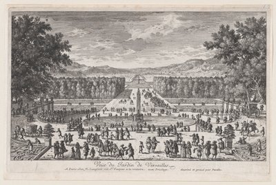 Der Garten von Versailles, 1660-95 von Adam Perelle