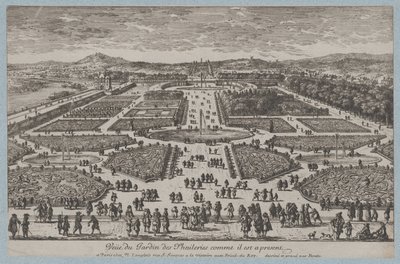 Der Tuileriengarten (1680) von Adam Perelle