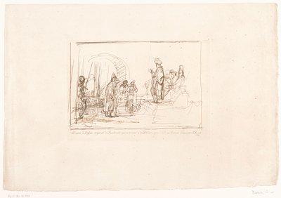 Angeklagter vor seinen Richtern von Adam von Bartsch