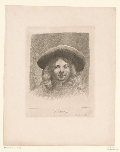 Porträt von Moses ter Borch von Adam von Bartsch
