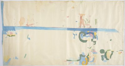 Gemälde von der Südostwand, innere Kammer, Oberer Tempel der Jaguare, Chichen Itza, Mexiko von Adela Breton