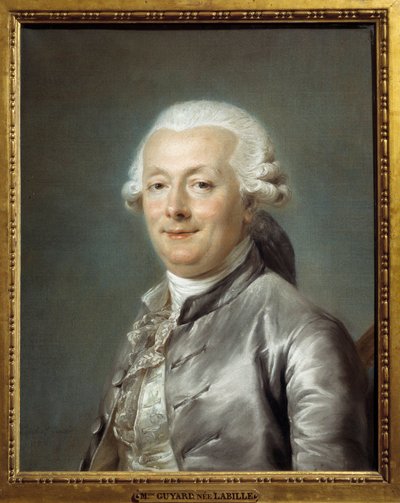 Porträt von Jean Jacques Bachelier, französischer Maler. Gemälde von Adelaide Labille-Guiard von Adelaide Labille Guiard