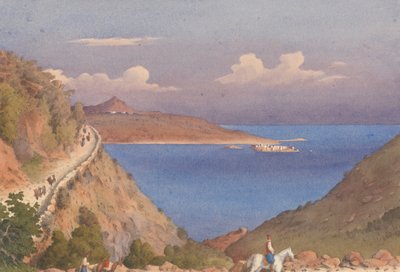 Festung von Suda [Souda] und Eingang zur Suda-Bucht, Candia [Kreta], 24. Oktober 1857 von Admiral Sir Edward Gennys Fanshawe