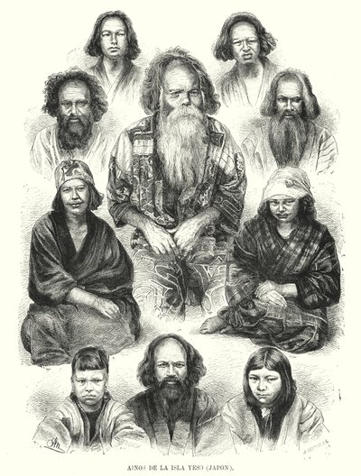 Ainu-Volk im Norden Japans von Adolf Neumann