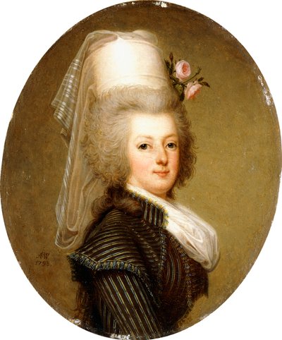 Porträt von Königin Marie Antoinette, 1793 von Adolf Ulrich Wertmuller