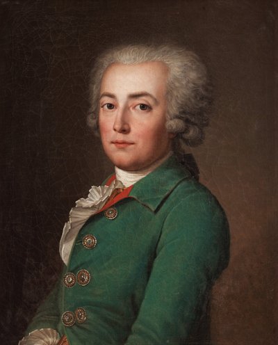 Porträt von Stanislas Marie Adélaïde, Comte de Clermont-Tonnerre, 1757-1792, 1781 von Adolf Ulrich Wertmuller