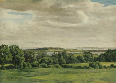 Landschaft in Holstein, 1827 von Adolf Vollmer