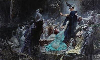 Seelen am Ufer des Acheron von Adolph Hiremy-Hirschl