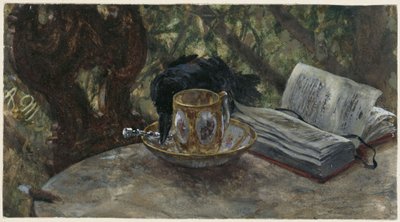 Der Rabe, einen silbernen Löffel stehlend. Aus dem „Kinderalbum“ von Adolph Menzel