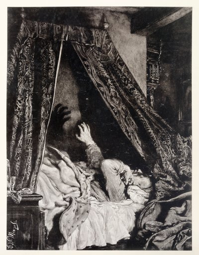 Der qualvolle Traum Adams, zu Heinrich von Kleists „Der zerbrochene Krug“ von Adolph Menzel