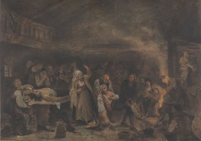 Nach dem Zweikampf von Adolph Tidemand
