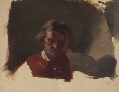 Bauer. Studie für niederkirchliche Andacht von Adolph Tidemand