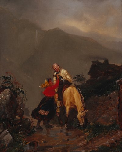 Von der Kirche von Adolph Tidemand