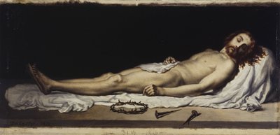 Skizze für die Kirche von Malakoff: Der tote Christus von Adolphe Henri Dubasty