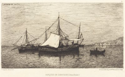 Küstenboote von Adolphe Appian