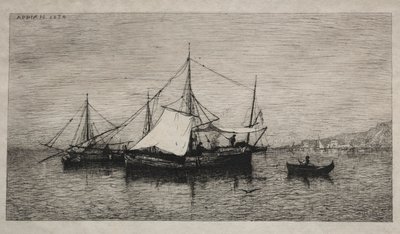 Küstenhandelsschiffe (Küsten Italiens) von Adolphe Appian