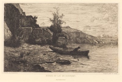 Ufer des Lac du Bourget von Adolphe Appian