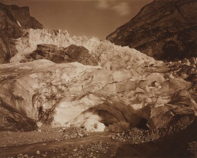 Schweiz. Grindelwald, Oberer Gletscher, Quelle der Lütschine, 1875-1877 von Adolphe Braun