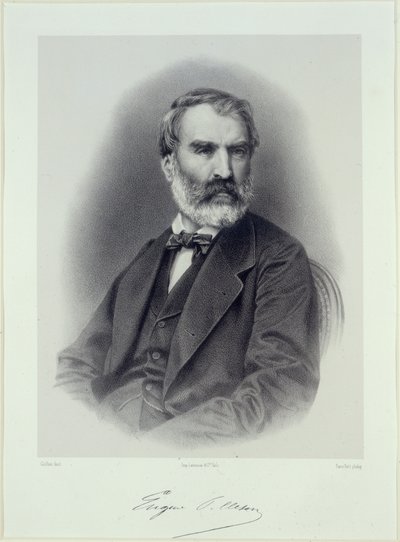 Porträt des Schriftstellers Eugène Pelletan 1813-1884 von Adolphe Guillon