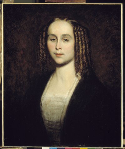 Porträt von Madame Ange Monticelli, Tante des Malers von Adolphe Joseph Thomas Monticelli