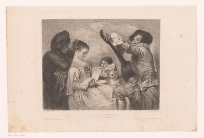 Musikalische Gesellschaft von Adolphe Lalauze