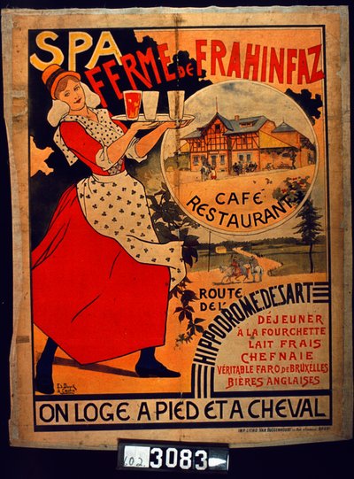 Spa - Ferme de Frahinfaz, 1896 von Adolphe Louis Charles Crespin
