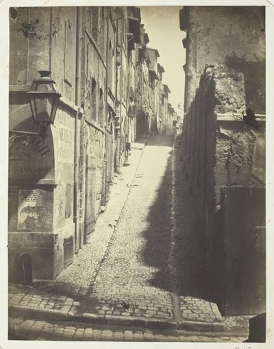 Rue des Grands Carmes, Blick von der Rue Ste. Marthe von Adolphe Terris