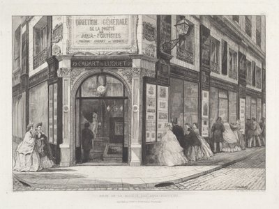 Sitz der Gesellschaft der Radierer von Adolphe Théodore Jules Martial Potémont
