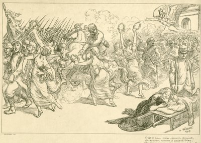 Gesang der Girondisten von Adolphe Willette