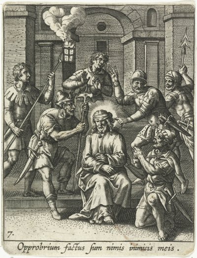 Verspottung Christi von Adriaen Collaert