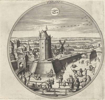 Februar von Adriaen Collaert